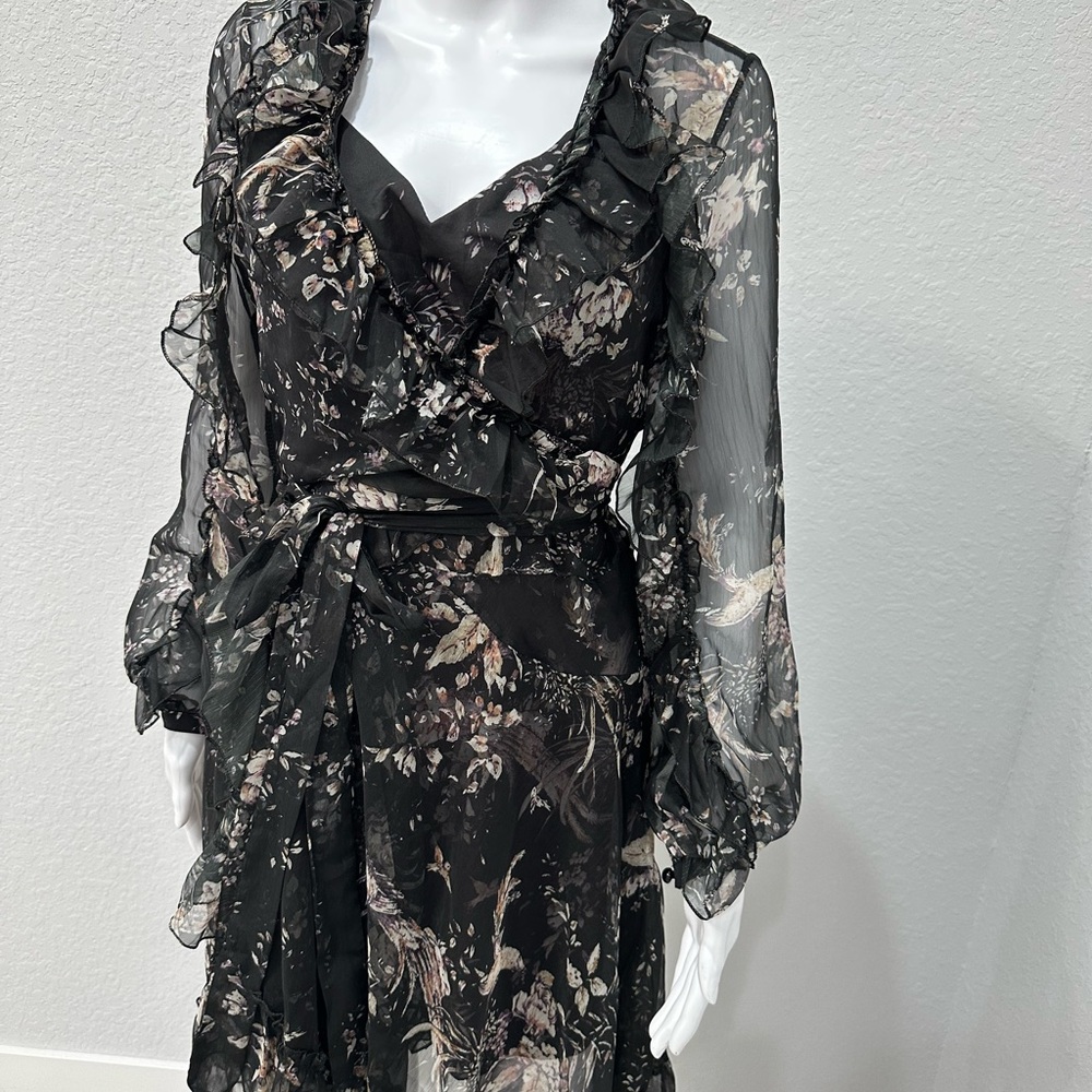 Zimmermann Feathery Maple Silk Dress size 1 small - Picture 2 of 7